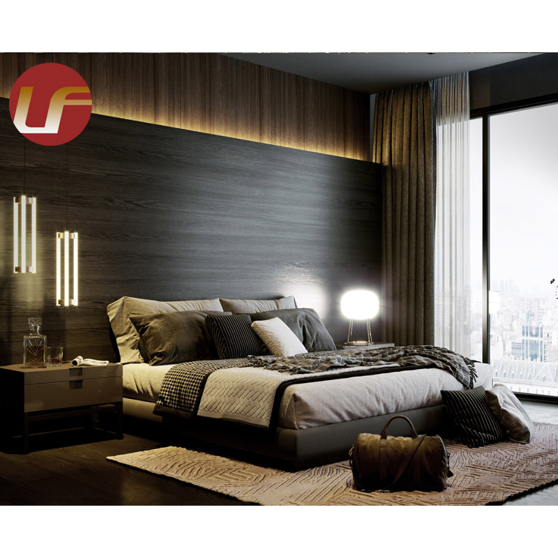 Juegos de dormitorio modernos de la fábrica de Foshan, muebles económicos del dormitorio del hotel