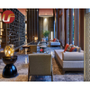 Diseño de lujo de 5 estrellas Hilton Hotel Vestíbulo Sofá Muebles de sala Foshan Fabricantes