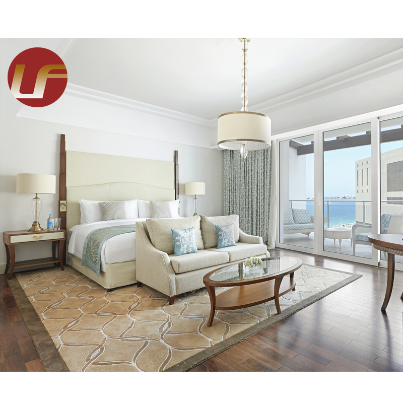 Muebles de dormitorio de hotel de habitación gigante de cinco estrellas de moda profesional personalizada