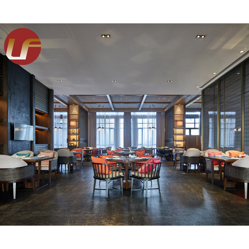 Juego de mesa de comedor de diseño contemporáneo de nuevo estilo, mesa y sillas de restaurante, mesa de comedor de mármol dorada para restaurante