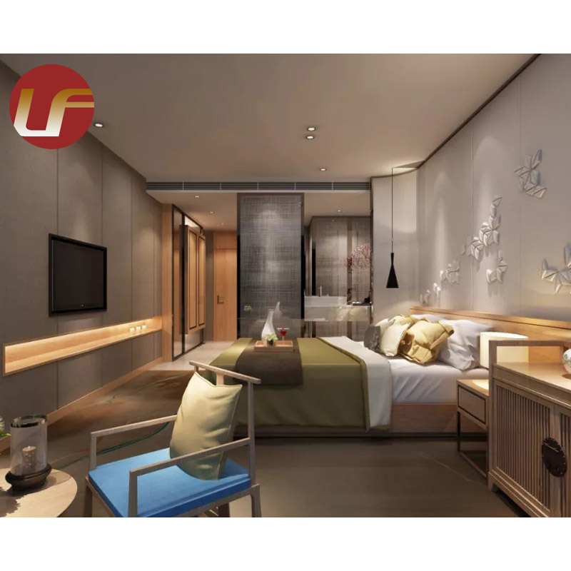 Conjunto de dormitorio de hotel de muebles modernos de alta calidad por encargo