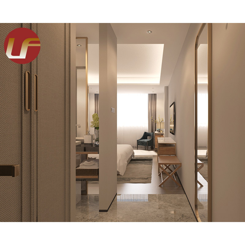 Juego de dormitorio elegante económico de los muebles del dormitorio del hotel del diseño moderno