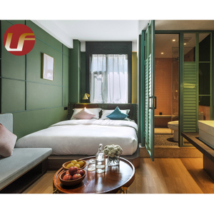 Muebles de lujo del hotel de lujo del sistema del sitio de la cama del equipamiento del dormitorio de la hospitalidad moderna de cinco estrellas por encargo