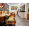 Nuevo diseño comercial Cafetería Silla Restaurante Muebles de madera