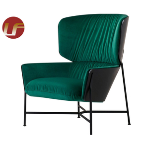 Sofá individual Silla de lujo Hotel Muebles de lujo Sofá de tela Muebles para el hogar
