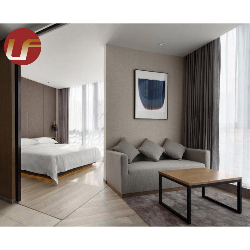 Conjuntos de habitación de muebles de dormitorio de hotel de diseño moderno interior de Foshan para hotel en el extranjero