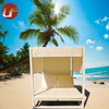 Toldo de cama para exteriores, tumbona italiana para el sol, tumbona plegable de aluminio para playa
