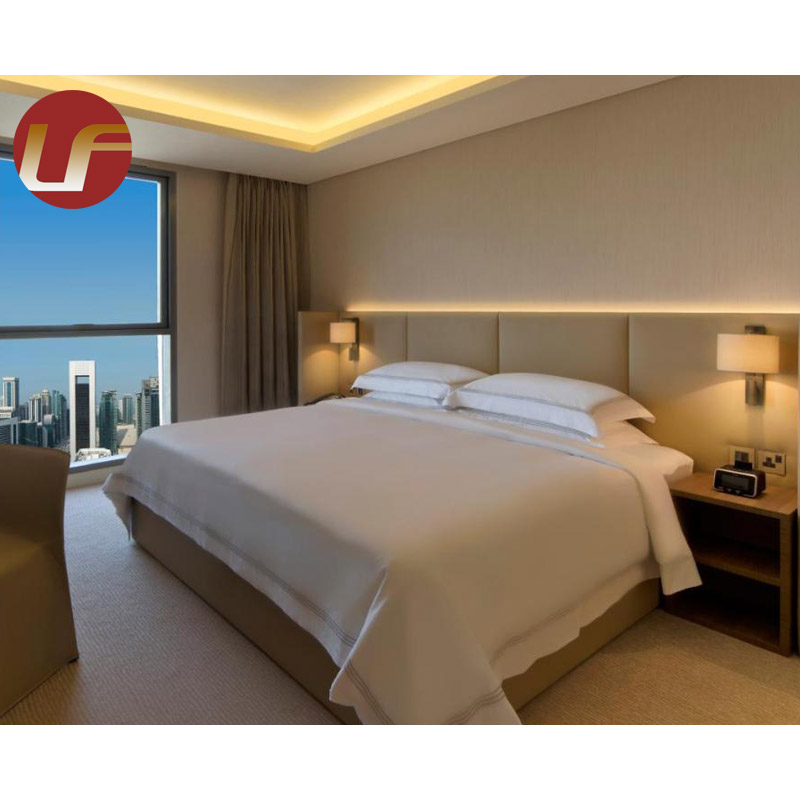 Diseño interior de los muebles del sistema de dormitorio del hotel de la moda de los muebles del hotel de cinco estrellas del anuncio publicitario por encargo