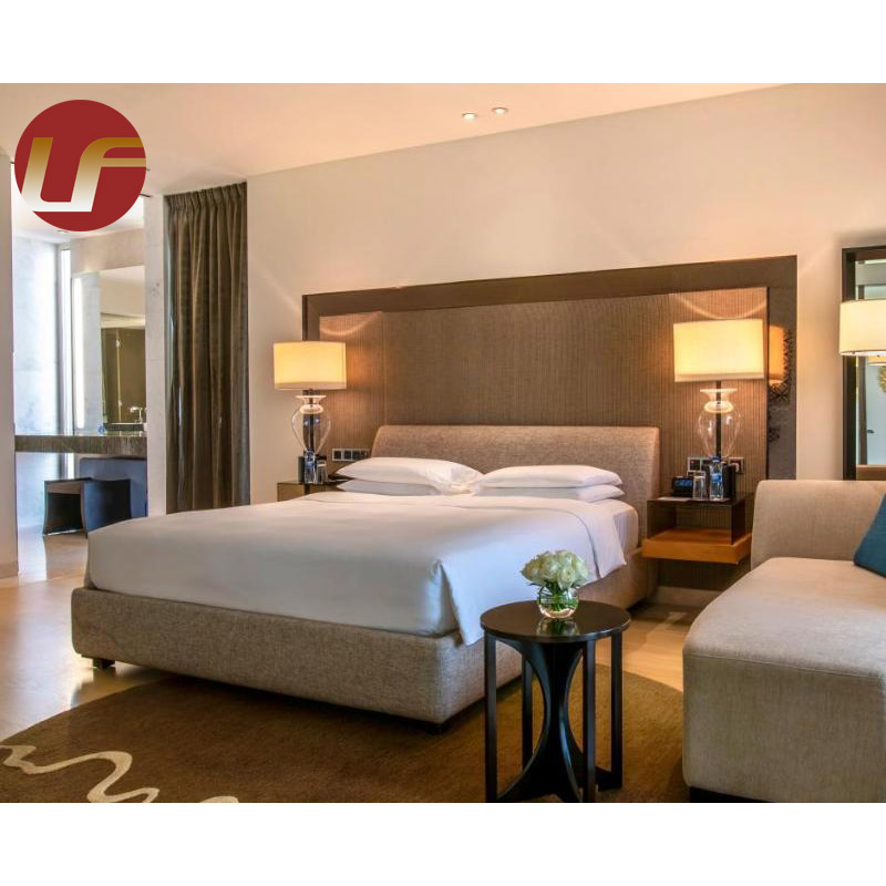 Conjunto de muebles de dormitorio de Hotel de habitación de Hotel de hospitalidad de estilo de centro turístico comercial personalizado de lujo moderno personalizado