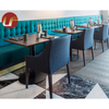 Sofá de cabinas de restaurante de medio círculo de muebles de restaurante moderno