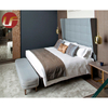 Juego de dormitorio de hotel de madera personalizado completo del fabricante y juego de muebles de dormitorio de muebles de hotel de diseño moderno
