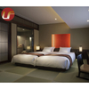 Fábrica de Guangdong, cama King moderna de melamina, 4, 5 estrellas, proyecto de apartamento de Hotel, conjunto completo de muebles de dormitorio