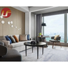 El conjunto moderno del dormitorio del hotel barato establece la personalización de los muebles de las habitaciones