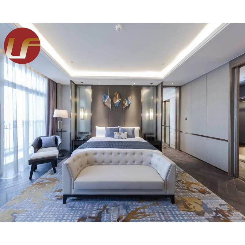 Muebles de hotel personalizados Juego de dormitorio moderno Muebles de hotel de 5 estrellas