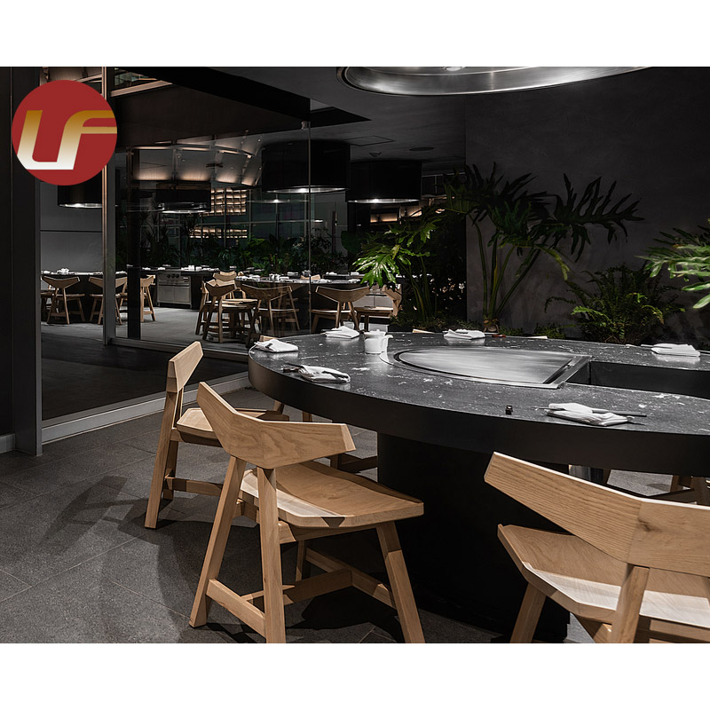 Juego de sillas de mesa de comedor modernas, muebles de restaurante, sillas de mesa de restaurante de madera