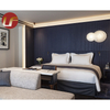 Juego de dormitorio de cama tapizada de muebles de dormitorio de hotel de lujo real de venta caliente del fabricante de Foshan