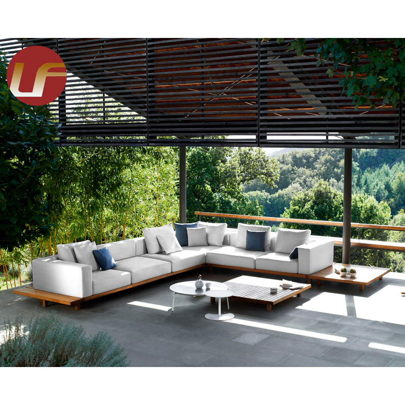 Muebles modernos Jardín Chaise Lounge Muebles Outdoor Seater Sofá Set