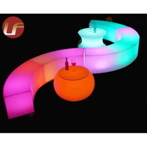 2022 Nuevo diseño de sofá con muebles de luz LED Luz de sofá de sala de estar LED moderna