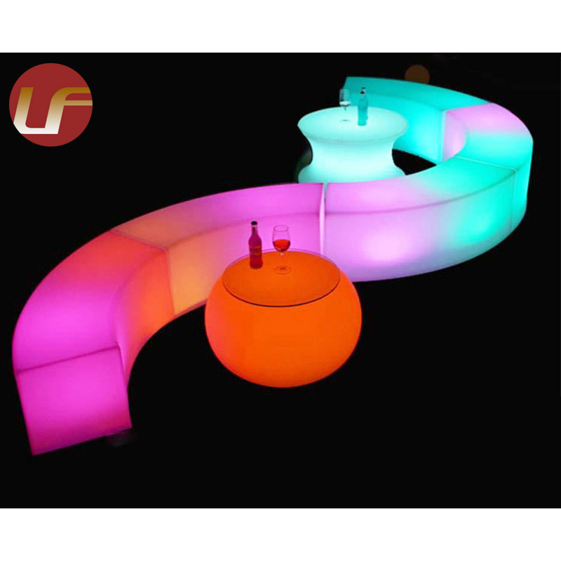 2022 Nuevo diseño de sofá con muebles de luz LED Luz de sofá de sala de estar LED moderna