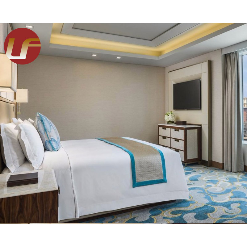 Nuevo diseño de camas de hotel de 5 estrellas King Size Juego de cama de hotel Muebles Juego de dormitorio Hotel Muebles para el hogar en venta