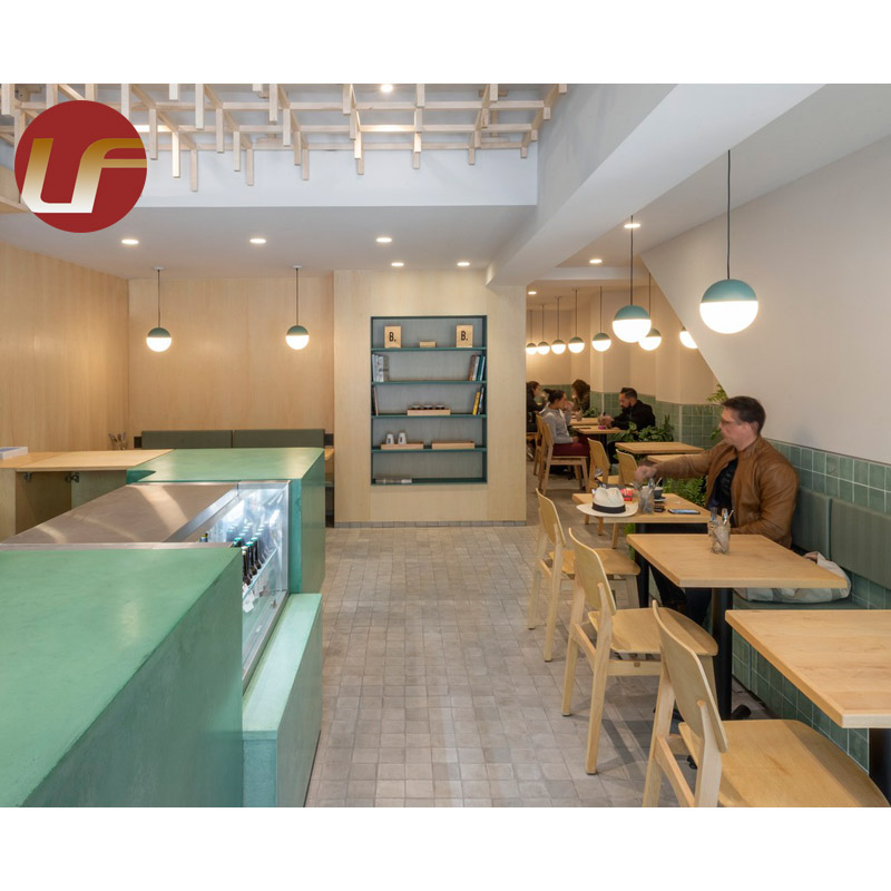 Proyecto de restaurante moderno Muebles Bar Cabina Sofá Sillas Asientos Cafetería Restaurante Muebles